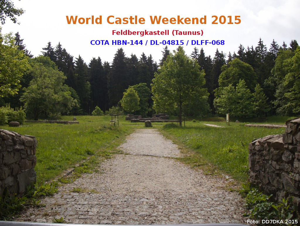 World Castle Weekend 2015 - Limes (Hessen) - Feldbergkastell (Taunus)