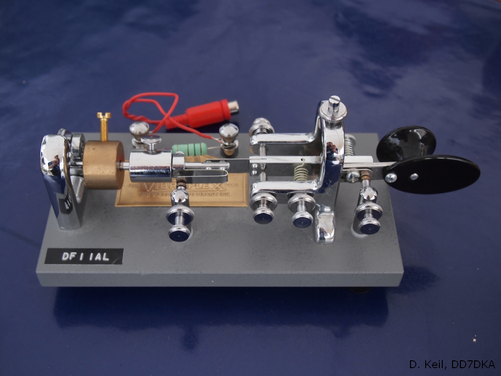 Morsen - Bug oder Schlackertaste - mechanisch, halbautomatische Morsetaste